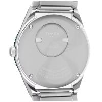 Timex 女士石英防水mm渐变蓝盘两tone不锈钢腕表