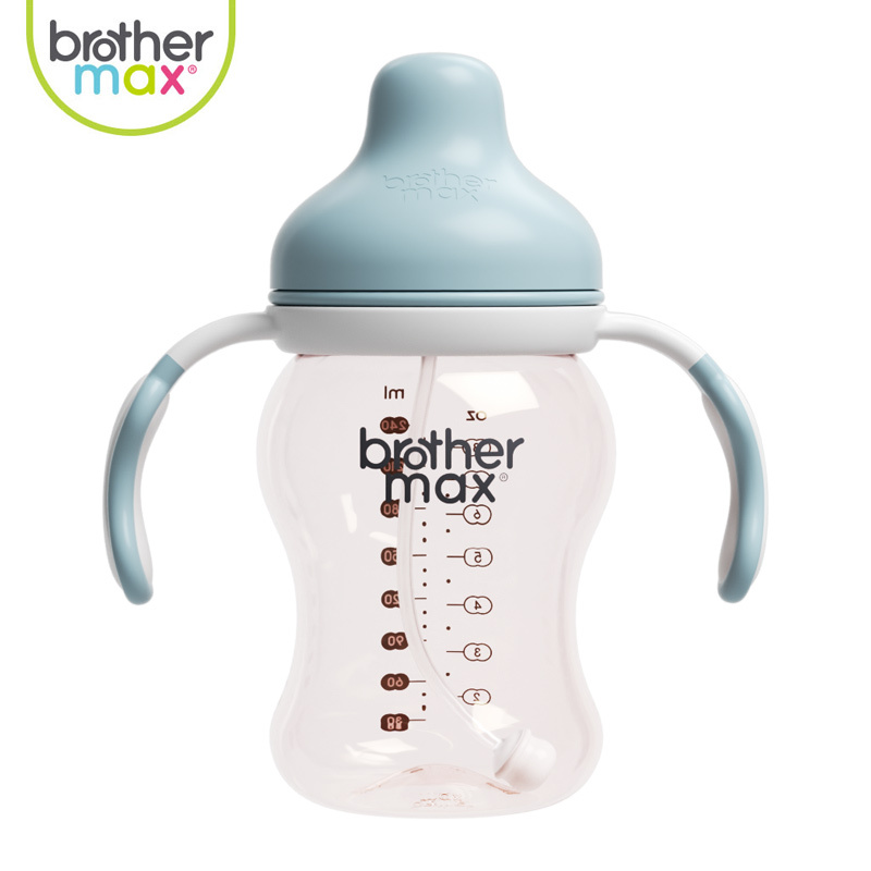 BROTHER MAX英国进口PPSU新生儿宝宝断奶神器耐摔婴儿宽口径带手柄防胀气奶瓶