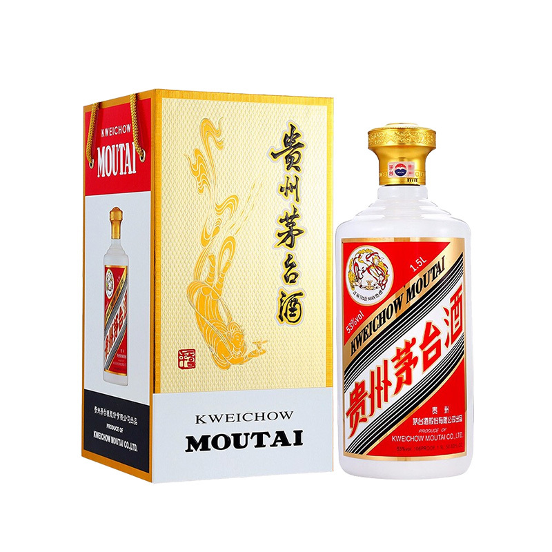 茅台酒 飞天茅台 1.5L 53度 酱香型白酒 收藏送礼 大容量