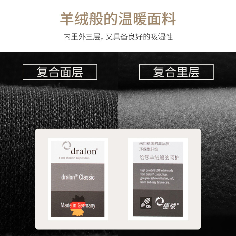 恒源祥男士加绒加厚保暖衬裤德绒大码毛裤春秋打底棉裤绒裤冬季潮