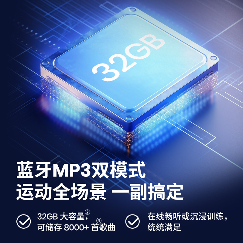 Shokz新品 韶音OpenSwim Pro S710骨传导游泳耳机MP3蓝牙运动深度防水防汗骑行跑步户外 珊瑚海高清大图