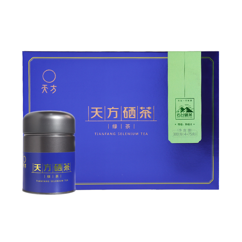 2025年新茶春茶安徽天方茶叶300g特II硒茶绿茶 明前特级高山烘青绿茶春茶 茶叶礼盒装 安徽茶叶石台硒茶