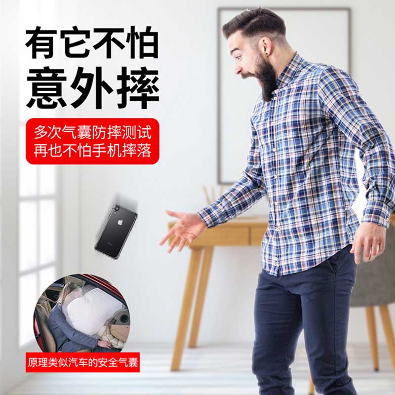圣幻 苹果XR手机壳iPhoneXR气囊全包防摔iPhone XR透明XR硅胶软壳iPhonexR套液态女男网红潮牌高清大图