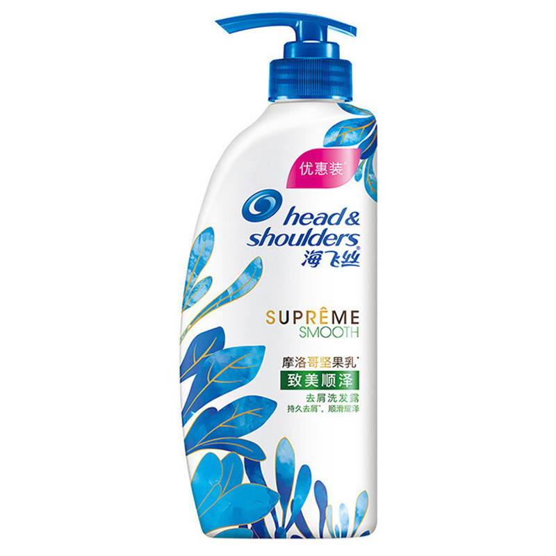 海飞丝(Head & Shoulders)去屑洗发露致美顺泽型洗发水450ml优惠装 宝洁出品