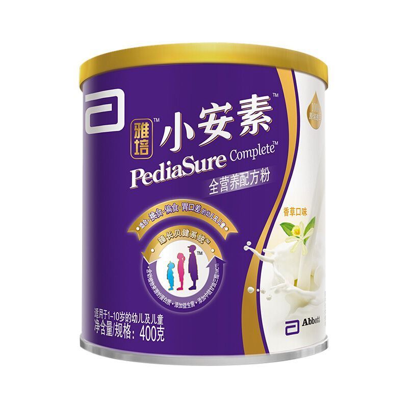 [22年9月产]雅培小安素400g克 香草味全营养奶粉(1岁到10岁挑食偏食宝宝)