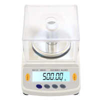 迪衡 高精度电子天平精准千分之一黄金珠宝秤实验室电子称;DJ500g/0.01g