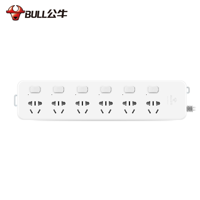 公牛（bull）GN-313插座多开关插排插线板拖线板接线板 3米插座 白色