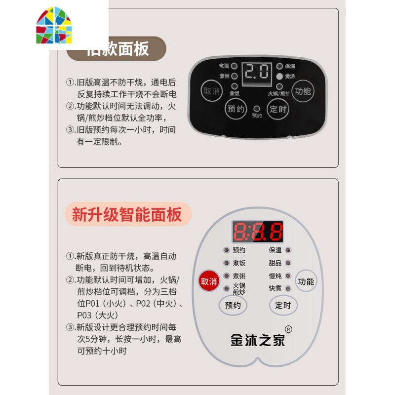 电蒸锅多功能家用大容量蒸煮一体锅蒸菜器插电小型自动断电电蒸笼 FENGHOU 28CM天空蓝智能款4-6人可预约定时