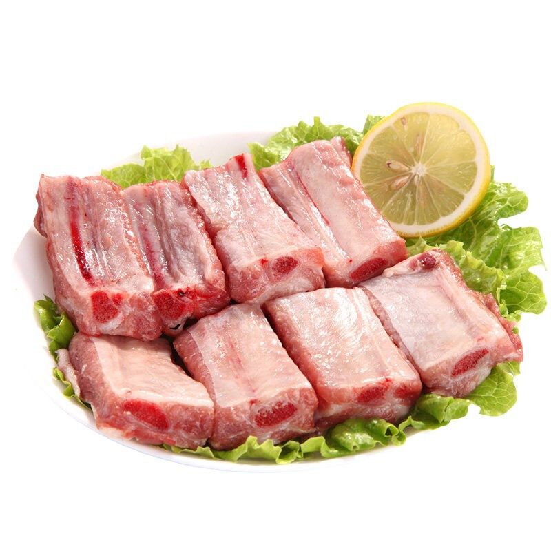 有检疫证附调料猪肋排1斤肋骨小排剁开新鲜猪肉生鲜猪小排排骨非冻品