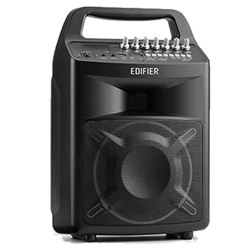 漫步者(EDIFIER)PP506 专业6.5英寸移动音响 广场舞音响 蓝牙手提音箱 户外便携式音响 会议音响 黑色