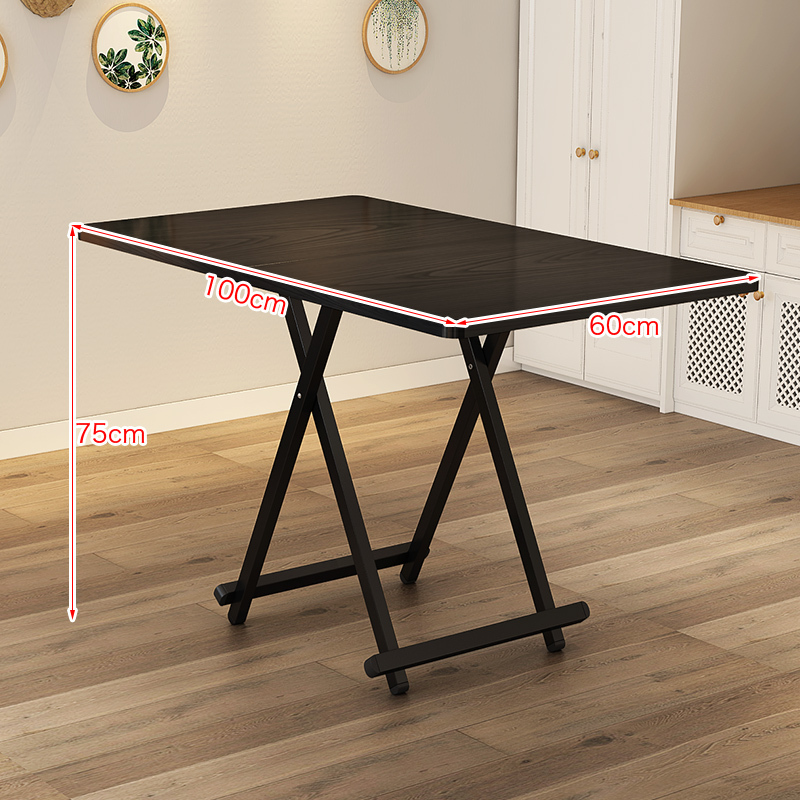 折叠桌餐桌家用简易小户型折叠桌椅组合长方形吃饭桌子摆摊长条桌定制