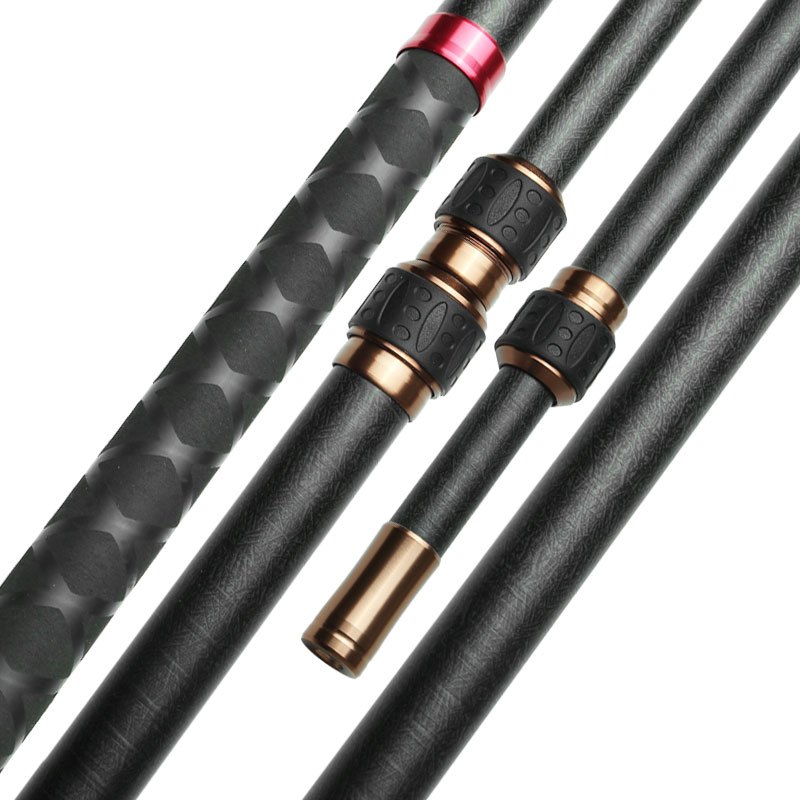 钓鱼抄网杆碳素超硬抄网竿大物闪电客裸竿伸缩杆抄鱼巨物捞鱼杆网兜