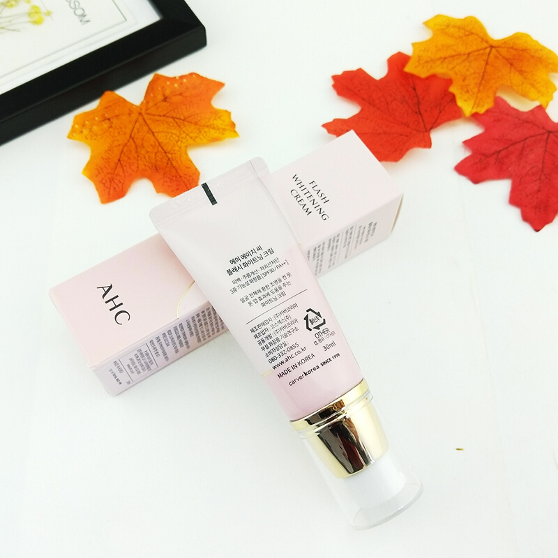 AHC 新款隔离霜提亮清爽透亮 美粉白嫩素颜霜 粉红色30ml spf30++