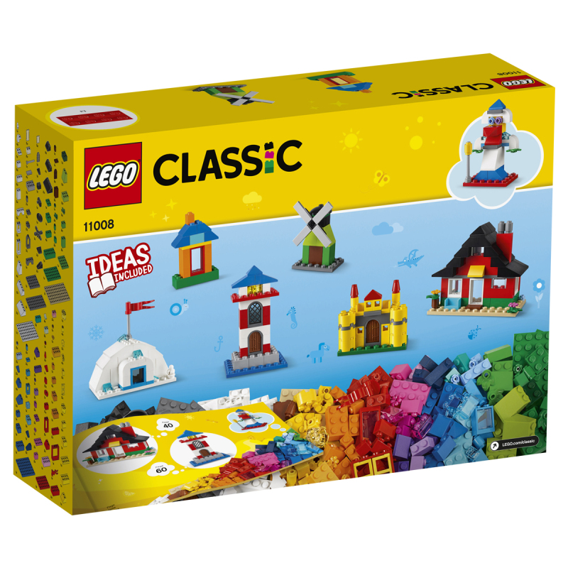 LEGO乐高经典创意系列造房子的积木11008 男孩女孩4岁+生日礼物 玩具积木