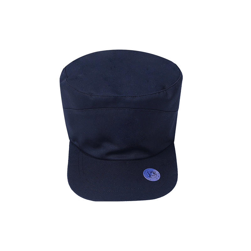 藏青色制服工作帽
