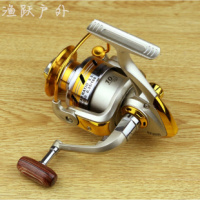 全金属头纺车轮摇机钓鱼线轮渔轮矶钓竿轮绕线轮海竿抛竿路亚筏杆