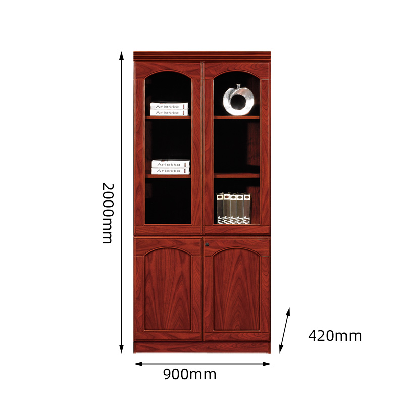 初嘉(CJ)CJ4052417 木质文件柜 二门 900*420*2000mm(单位:台)高清大图