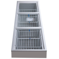澳柯玛(Aucma)828升顶开门单温冷柜大冰柜商用大容量单温冷藏冷冻三开门卧式冷柜BC/BD-828