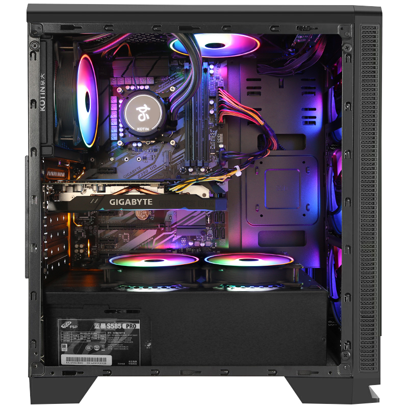 京天（KOTIN）酷睿i5 10400F/RTX2060/8G DDR4/240G大型游戏组装电脑DIY台式电脑主机自营主机游戏主机整机