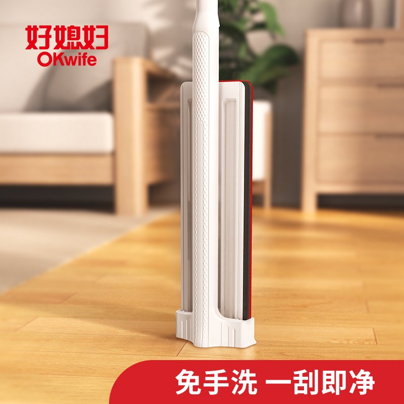 好媳妇35CM逸净免手洗平拖(共2块布)-20支装HD-7023A-20高清大图