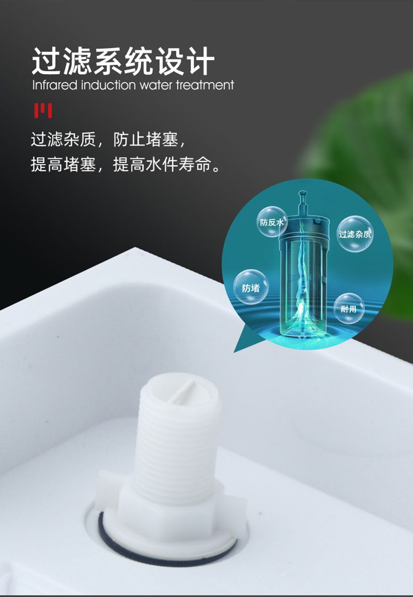 LONGER龙尔洁具 挂壁式节能冲水箱卫生间蹲便器蹲厕便池蹲坑厕所水箱节能冲水箱家用挂壁式 LE-8747高清大图