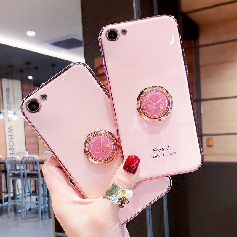 奥迪猫vivoy66手机壳女款y66l全包保护硅胶套y66i时钟支架ia防摔软