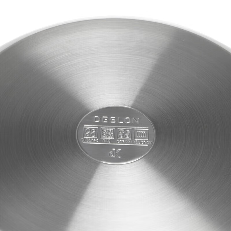 德世朗德世朗德诺中式不粘炒锅 DFS-C089家用不锈钢炒锅 电磁燃气通用 30cm高清大图