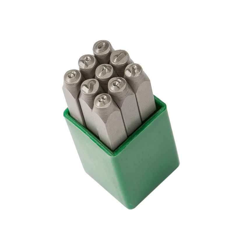 世达(SATA)9件套数字冲模钢印字母数字冲模钢印钢铬印号码 90804(8mm).高清大图