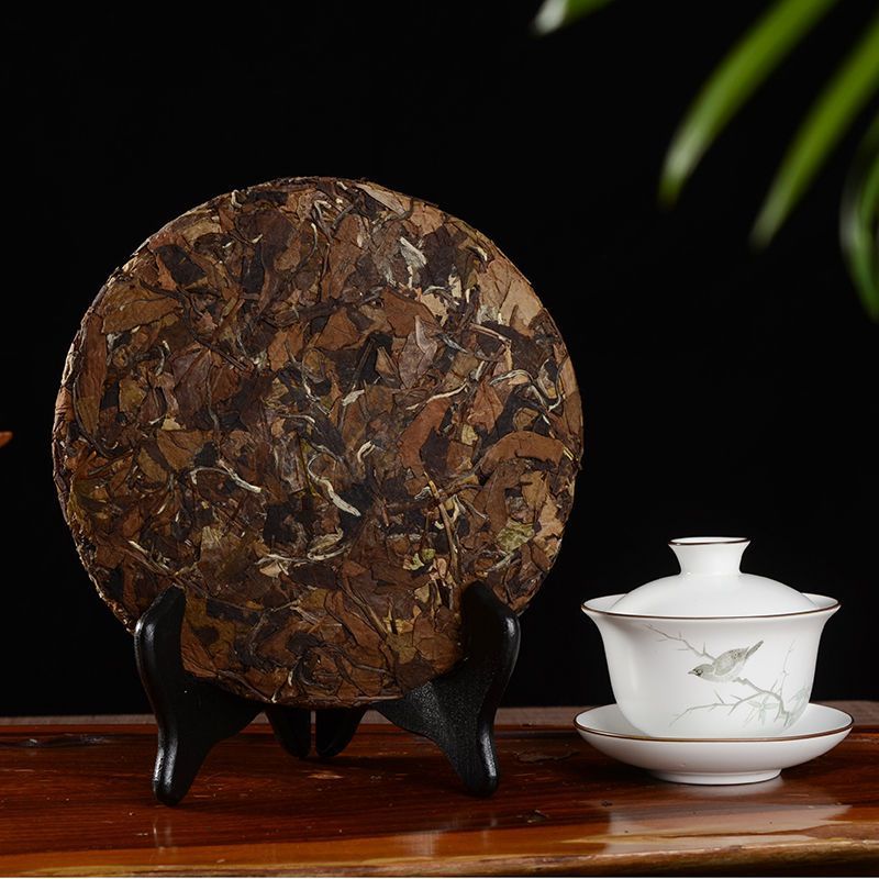 春逸茗茶 福鼎老白茶老寿眉白茶茶饼350g