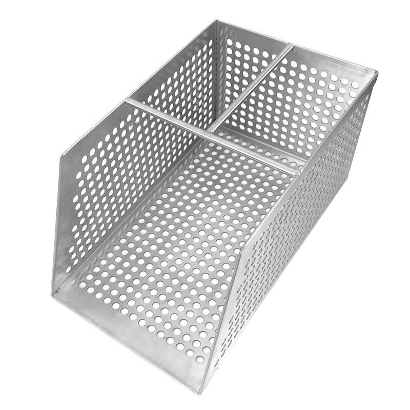 地沟过滤网厨房下水道排水沟过滤网防漏隔渣网提笼筐沥水-长20cm宽21.5cm高20cm高清大图