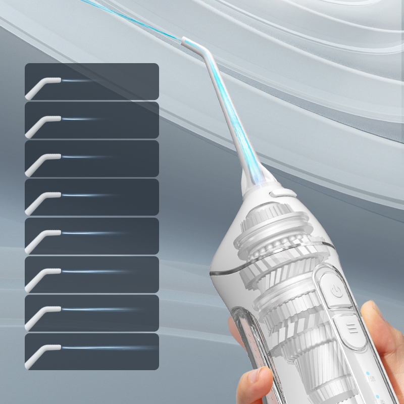 博皓冲牙器水牙线小魔瓶家用便携式洗牙器 200ML水箱 5025A/F27银杏绿