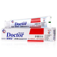 牙博士多重功效牙膏 减少细菌呵护牙龈防蛀固齿 坚固牙釉质洁白牙齿清新口气125g