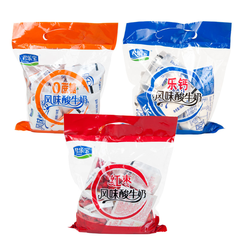 君乐宝酸奶乐钙风味酸牛奶红枣味酸奶0蔗糖酸奶100g20袋参数