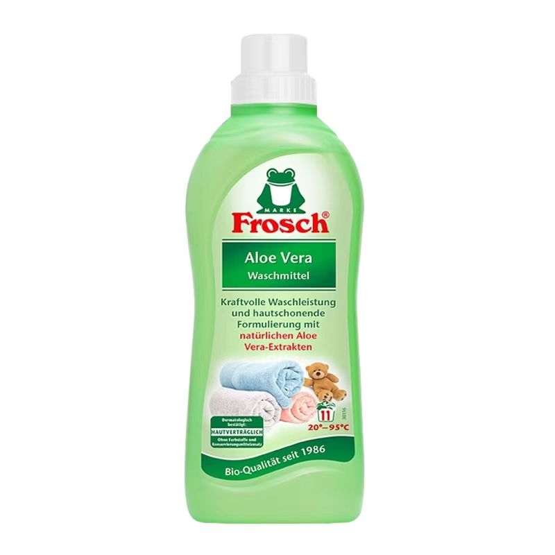 Frosch芦荟润肤贴身衣物洗衣液 1.5L 温和亲肤 柔软气味天然 德国进口