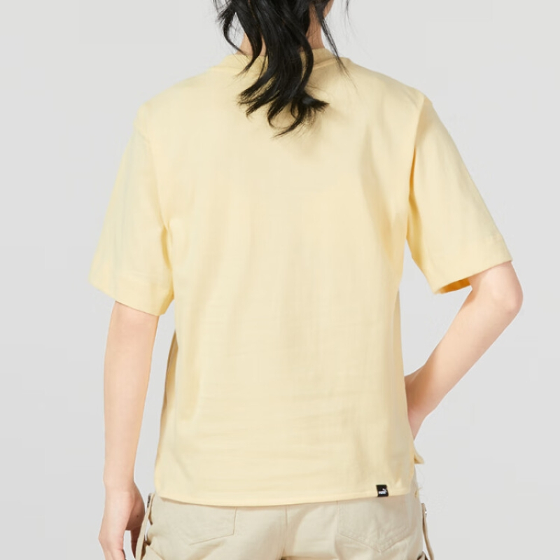 彪马(PUMA)女装 2023春季新款健身训练运动服潮流时尚透气圆领半袖短袖T恤 676650-42 XS