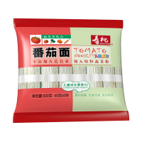 寿桃儿童面蔬菜面320g 非油炸宝宝辅食营养面条小孩蔬菜面食 番茄味