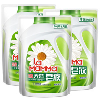 妈妈壹选天然皂液(智能洁净洗衣液)三袋装机洗500g*3 威露士出品