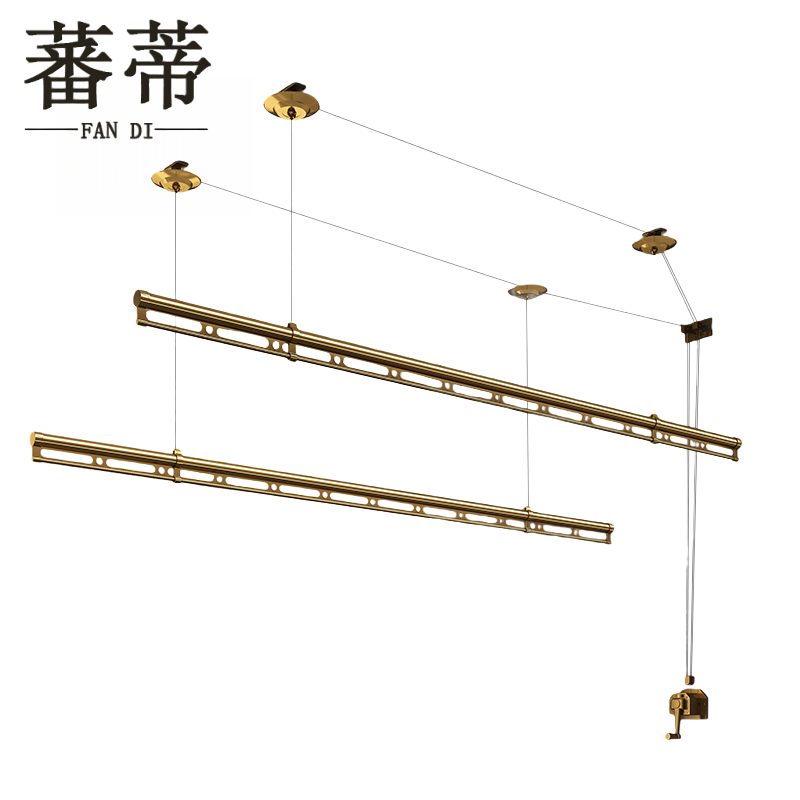 蕃蒂 手摇晾衣架 2米个