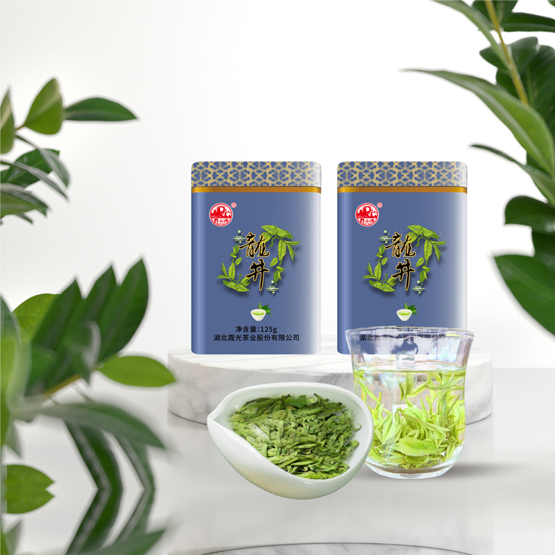 霞光牌 龙井125克罐装 125克