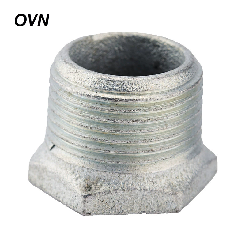 OVN 镀锌补芯 内外丝变径接头 DN32*25(1.2寸变1寸) 个高清大图