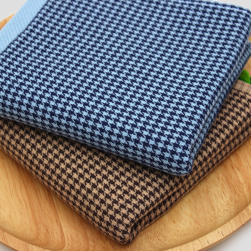 hoyo千鸟格毛巾两件套7098视频