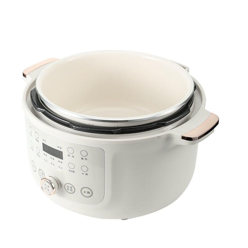 乐扣乐扣电压力锅1300W 4L EJP1647WHT高清大图