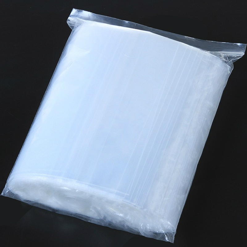 加厚透明自封袋密封口塑料袋小号保鲜收纳食品袋大号包装袋子收纳袋 三维工匠高清大图