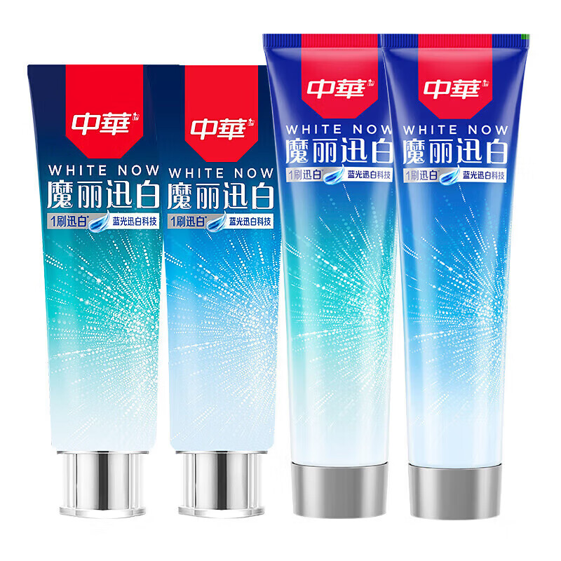 中华牙膏魔丽迅白冰极薄荷味100G单支装高清大图