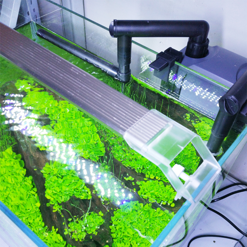 鱼缸LED照明灯专业水灯灯架缸灯节能造景灯水族箱支架灯高清大图