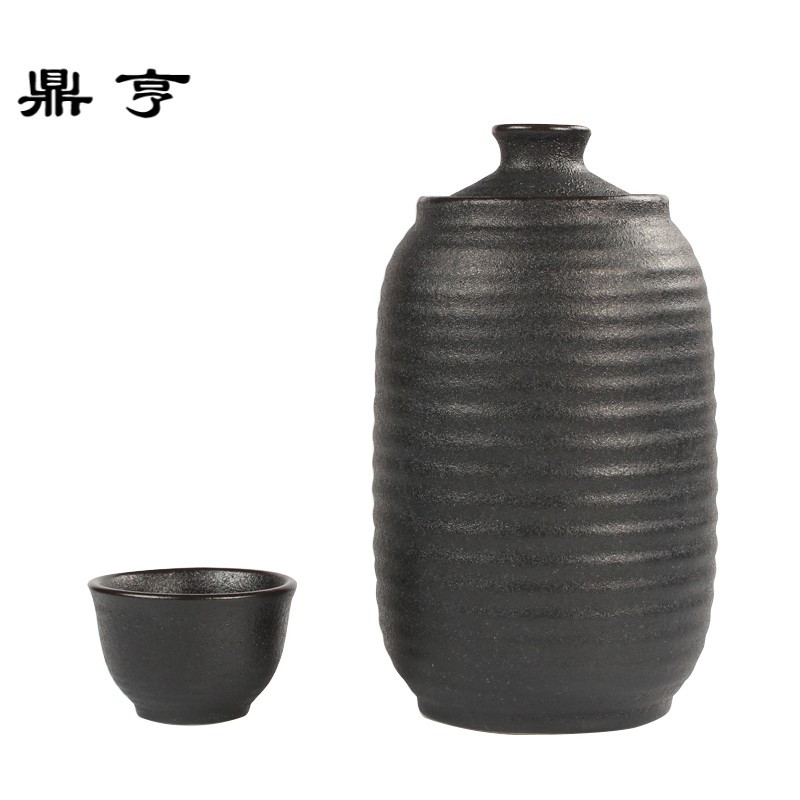 鼎亨温酒器暖酒壶烫酒炉 日式清酒酒具套装 陶瓷暖酒瓶酒杯 一壶