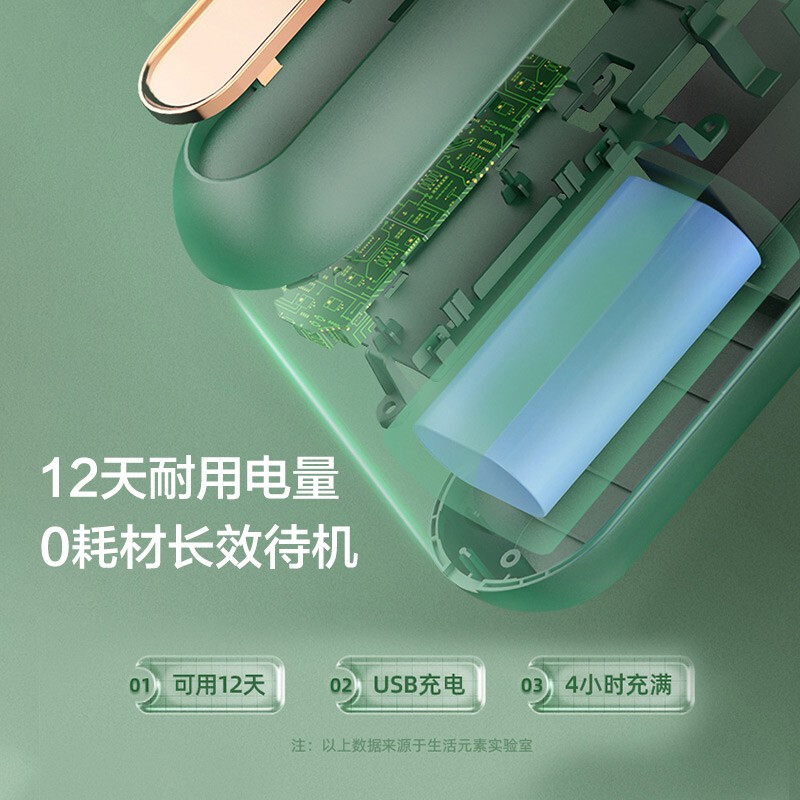 生活元素除味器净味空间锁住鲜活长效续航X5-X6(颜色随机)高清大图