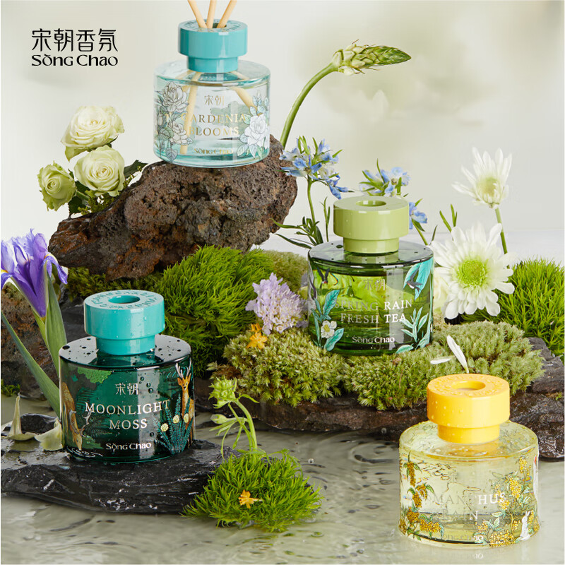宋朝繁花之境无火香薰春雨清茶[清新茶香调]120ml高清大图