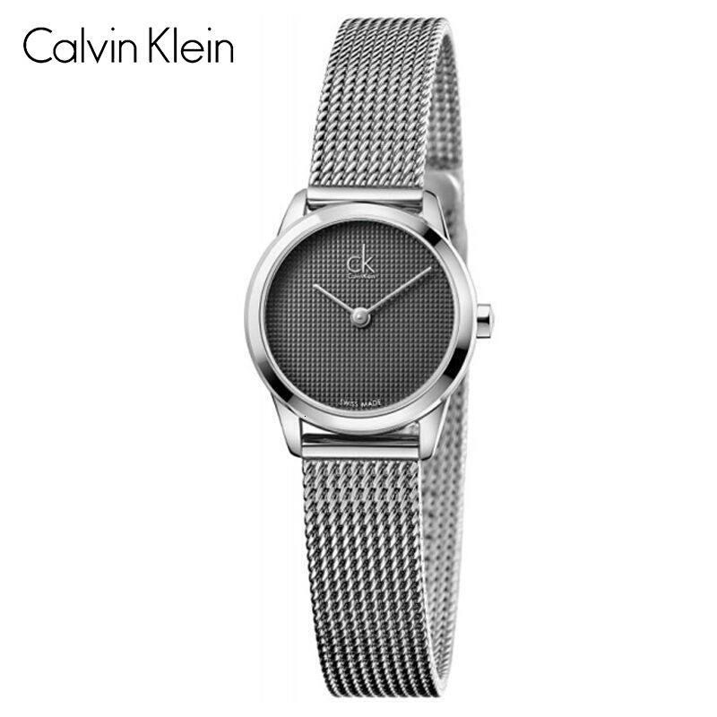卡文克莱(Calvin Klein) 手表永恒系列米兰钢带 石英表 男女腕表情侣表 欧美品牌 K3M2112X