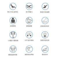 Lenovo/联想豪华按摩椅R3-B高配灰白色 家用全身全自动太空豪华舱小户型多功能电动沙发深V零重力颈椎肩腰揉捏按摩器